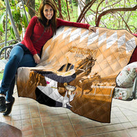 Kentucky Horse Racing Quilt Derby Mint Julep Girl - Gold Pastel LT14