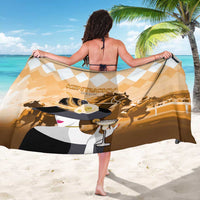 Kentucky Horse Racing Sarong Derby Mint Julep Girl - Gold Pastel LT14