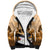 Kentucky Horse Racing Sherpa Hoodie Derby Mint Julep Girl - Gold Pastel LT14