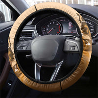 Kentucky Horse Racing Steering Wheel Cover Derby Mint Julep Girl - Gold Pastel LT14