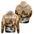 Kentucky Horse Racing Zip Hoodie Derby Mint Julep Girl - Gold Pastel LT14