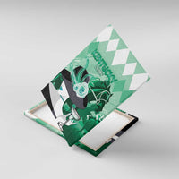 Kentucky Horse Racing Canvas Wall Art Derby Mint Julep Girl - Green Pastel LT14