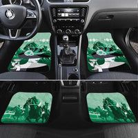 Kentucky Horse Racing Car Mats Derby Mint Julep Girl - Green Pastel LT14