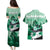 Kentucky Horse Racing Couples Matching Puletasi and Hawaiian Shirt Derby Mint Julep Girl - Green Pastel LT14