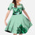 Kentucky Horse Racing Family Matching Long Sleeve Bodycon Dress and Hawaiian Shirt Derby Mint Julep Girl - Green Pastel LT14