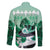 Kentucky Horse Racing Family Matching Long Sleeve Bodycon Dress and Hawaiian Shirt Derby Mint Julep Girl - Green Pastel LT14