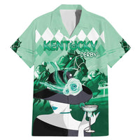 Kentucky Horse Racing Family Matching Mermaid Dress and Hawaiian Shirt Derby Mint Julep Girl - Green Pastel LT14