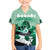 Kentucky Horse Racing Family Matching Off The Shoulder Long Sleeve Dress and Hawaiian Shirt Derby Mint Julep Girl - Green Pastel LT14