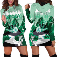Kentucky Horse Racing Hoodie Dress Derby Mint Julep Girl - Green Pastel LT14