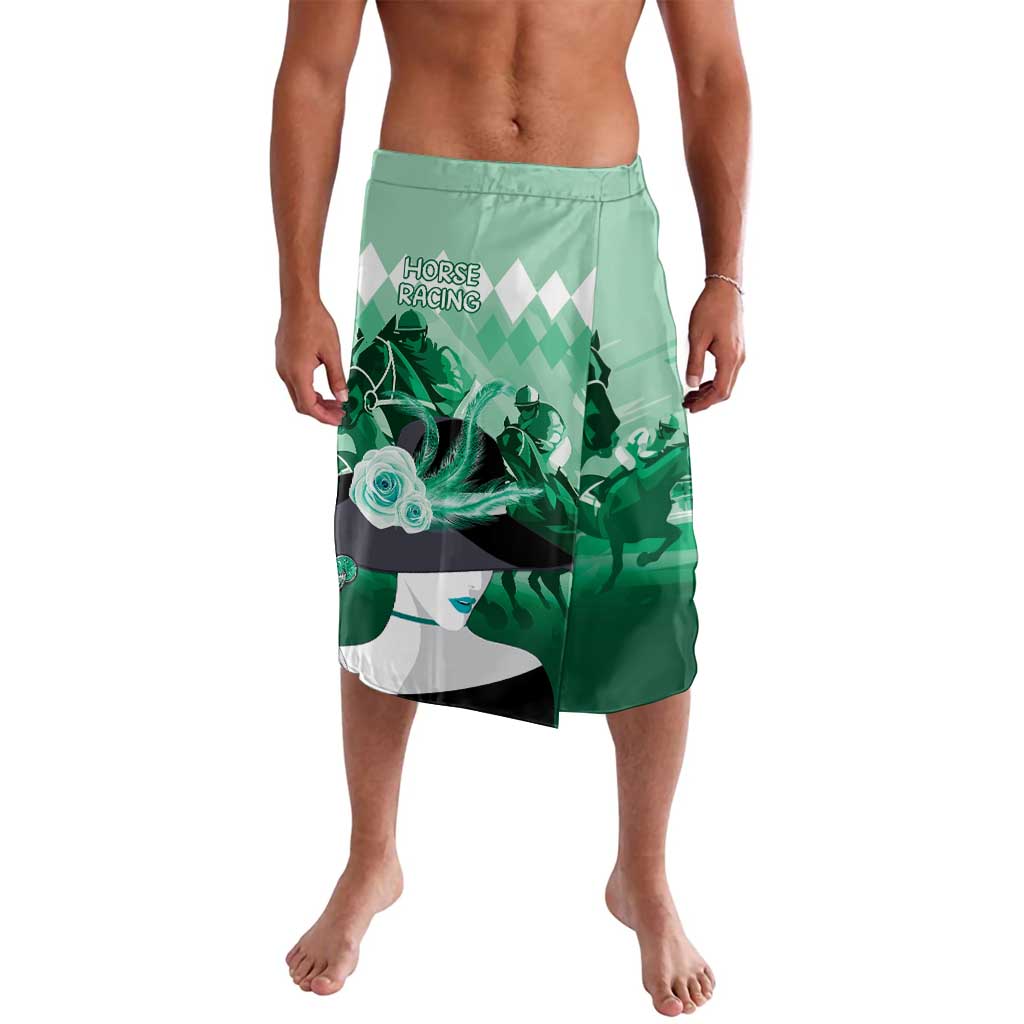 Kentucky Horse Racing Lavalava Derby Mint Julep Girl - Green Pastel LT14