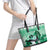 Kentucky Horse Racing Leather Tote Bag Derby Mint Julep Girl - Green Pastel LT14