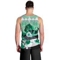 Kentucky Horse Racing Men Tank Top Derby Mint Julep Girl - Green Pastel LT14