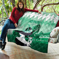 Kentucky Horse Racing Quilt Derby Mint Julep Girl - Green Pastel LT14