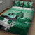 Kentucky Horse Racing Quilt Bed Set Derby Mint Julep Girl - Green Pastel LT14
