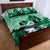 Kentucky Horse Racing Quilt Bed Set Derby Mint Julep Girl - Green Pastel LT14