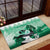 Kentucky Horse Racing Rubber Doormat Derby Mint Julep Girl - Green Pastel LT14