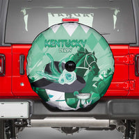 Kentucky Horse Racing Spare Tire Cover Derby Mint Julep Girl - Green Pastel LT14