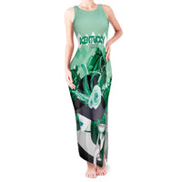 Kentucky Horse Racing Tank Maxi Dress Derby Mint Julep Girl - Green Pastel LT14