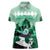 Kentucky Horse Racing Women Polo Shirt Derby Mint Julep Girl - Green Pastel LT14