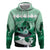 Kentucky Horse Racing Zip Hoodie Derby Mint Julep Girl - Green Pastel LT14