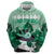 Kentucky Horse Racing Zip Hoodie Derby Mint Julep Girl - Green Pastel LT14