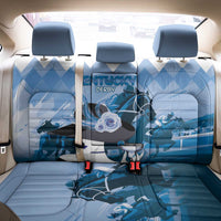 Kentucky Horse Racing Back Car Seat Cover Derby Mint Julep Girl - Blue Pastel LT14