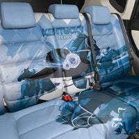 Kentucky Horse Racing Back Car Seat Cover Derby Mint Julep Girl - Blue Pastel LT14