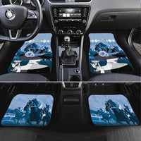 Kentucky Horse Racing Car Mats Derby Mint Julep Girl - Blue Pastel LT14