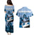 Kentucky Horse Racing Couples Matching Puletasi and Hawaiian Shirt Derby Mint Julep Girl - Blue Pastel LT14