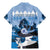 Kentucky Horse Racing Family Matching Mermaid Dress and Hawaiian Shirt Derby Mint Julep Girl - Blue Pastel LT14