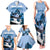 Kentucky Horse Racing Family Matching Tank Maxi Dress and Hawaiian Shirt Derby Mint Julep Girl - Blue Pastel LT14