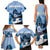Kentucky Horse Racing Family Matching Tank Maxi Dress and Hawaiian Shirt Derby Mint Julep Girl - Blue Pastel LT14