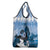 Kentucky Horse Racing Grocery Bag Derby Mint Julep Girl - Blue Pastel LT14