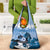 Kentucky Horse Racing Grocery Bag Derby Mint Julep Girl - Blue Pastel LT14