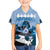 Kentucky Horse Racing Kid Hawaiian Shirt Derby Mint Julep Girl - Blue Pastel LT14