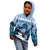 Kentucky Horse Racing Kid Hoodie Derby Mint Julep Girl - Blue Pastel LT14