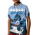 Kentucky Horse Racing Kid Polo Shirt Derby Mint Julep Girl - Blue Pastel LT14