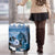 Kentucky Horse Racing Luggage Cover Derby Mint Julep Girl - Blue Pastel LT14