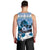 Kentucky Horse Racing Men Tank Top Derby Mint Julep Girl - Blue Pastel LT14
