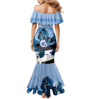 Kentucky Horse Racing Mermaid Dress Derby Mint Julep Girl - Blue Pastel LT14