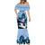 Kentucky Horse Racing Mermaid Dress Derby Mint Julep Girl - Blue Pastel LT14