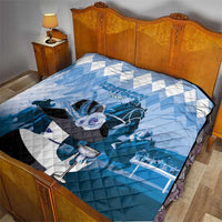 Kentucky Horse Racing Quilt Derby Mint Julep Girl - Blue Pastel LT14