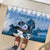 Kentucky Horse Racing Rubber Doormat Derby Mint Julep Girl - Blue Pastel LT14