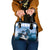 Kentucky Horse Racing Shoulder Handbag Derby Mint Julep Girl - Blue Pastel LT14