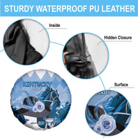 Kentucky Horse Racing Spare Tire Cover Derby Mint Julep Girl - Blue Pastel LT14