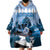 Kentucky Horse Racing Wearable Blanket Hoodie Derby Mint Julep Girl - Blue Pastel LT14