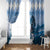 Kentucky Horse Racing Window Curtain Derby Mint Julep Girl - Blue Pastel LT14