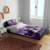 Kentucky Horse Racing Bedding Set Derby Mint Julep Girl - Purple Pastel LT14