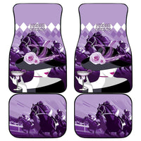 Kentucky Horse Racing Car Mats Derby Mint Julep Girl - Purple Pastel LT14