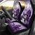 Kentucky Horse Racing Car Seat Cover Derby Mint Julep Girl - Purple Pastel LT14